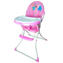 [FDAH500PD] Silla Alta de Comer Rosada Animales 6-36m (434454)